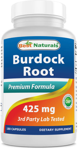 Best Naturals - Burdock Root 180 Capsules