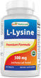 Best Naturals - L-Lysine 500 Mg 250 Tablets