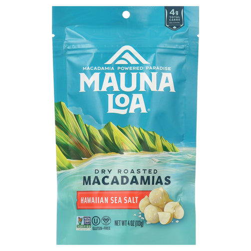 Hawaiian Sea Salt Macadamias 4 Oz. Bag