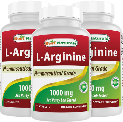 Best Naturals - L-Arginine 1000 Mg 120 Tablets