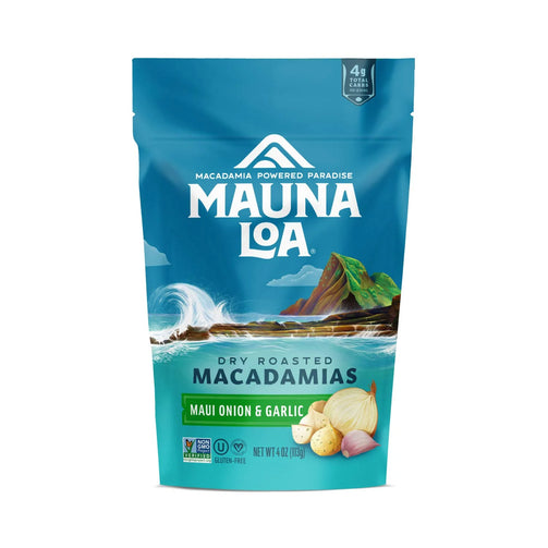 Maui Onion & Garlic Macadamias 4 Oz. Bag