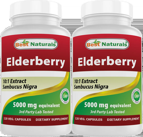 Elderberry Sambucus Nigra 5000Mg